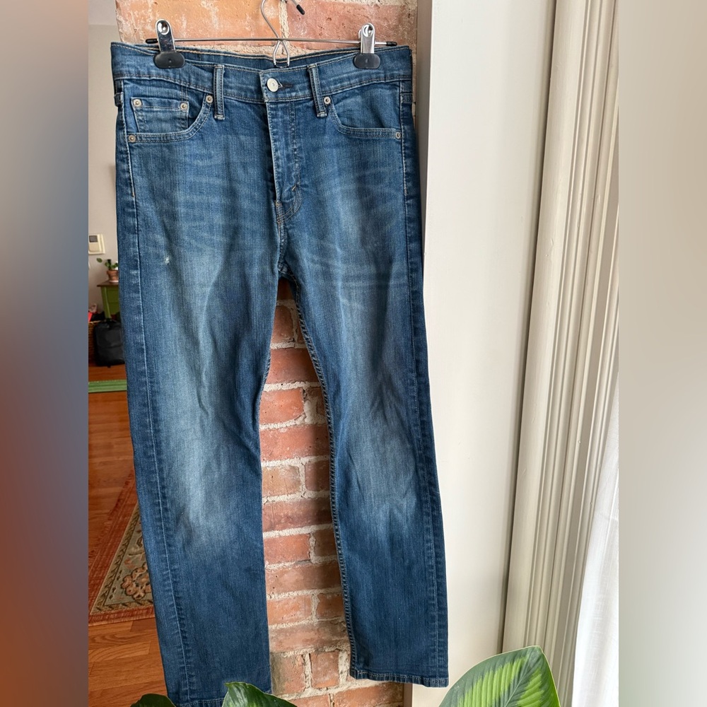 Levi's Men's 513 Straight Blue Jeans 30x32